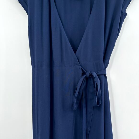 L*Space Goa Dress Wrap Maxi in Midnight Blue Size Small NWT - Picture 6 of 10